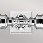 Бра для ванных комнат горизонтальное с двумя матовыми стеклянными цилиндическими плафонами Feiss варинант исполнения - 2 | Loft Concept в Барнауле
