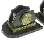 Настольный письменный набор из змеевика из 7-ми элементов Successful Leader варинант исполнения - 5 | Loft Concept в Барнауле