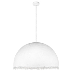 Подвесной светильник в форме купола белого цвета с ажурной бахромой Tactile Line варинант исполнения - 2 | Loft Concept в Барнауле