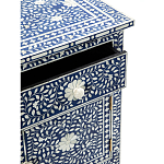 Комод инкрустация костью ORIENTAL Indian синий орнамент варинант исполнения - 6 | Loft Concept в Барнауле