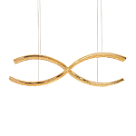 Люстра волнистой формы с фактурным хрустальным плафоном Light Delight варинант исполнения - 7 | Loft Concept в Барнауле