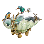 Чаша в виде листка лотоса с птицами Eden Garden варинант исполнения - 2 | Loft Concept в Барнауле