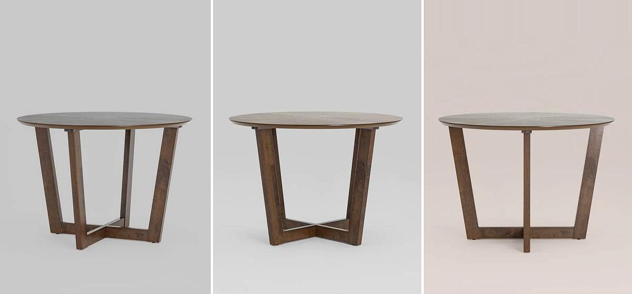 Стол обеденный круглый Wooden Table Round Стол обеденный круглый Wooden Table Round - Loft-Concept в Барнауле