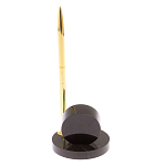 Часы настольные с ручкой из натурального камня Stone Clock варинант исполнения - 3 | Loft Concept в Барнауле