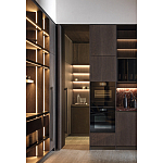 Кухонный гарнитур из красного мрамора и дерева VVD Dada Engenereed Kitchen варинант исполнения - 5 | Loft Concept в Барнауле