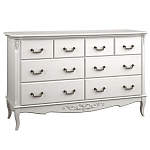 Комод белый из массива бука в стиле прованс White Provence варинант исполнения - 1 | Loft Concept в Барнауле