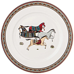 Сервиз обеденный из фарфора с изображением лошадей на 6 персон 23 предмета Porcelain Horse Set  варинант исполнения - 3 | Loft Concept в Барнауле