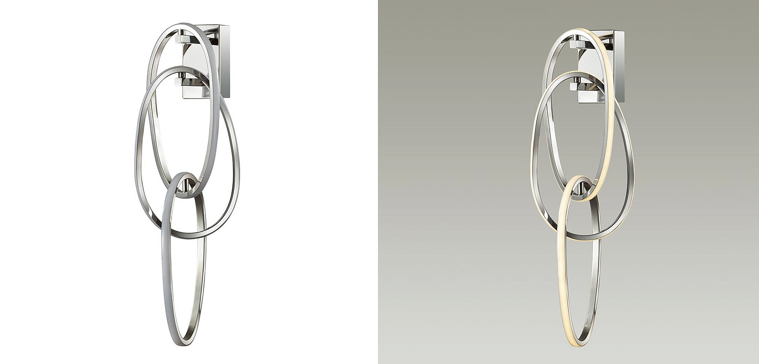 Бра 3 Chain Link Chrome Бра 3 Chain Link Chrome - Loft-Concept в Барнауле