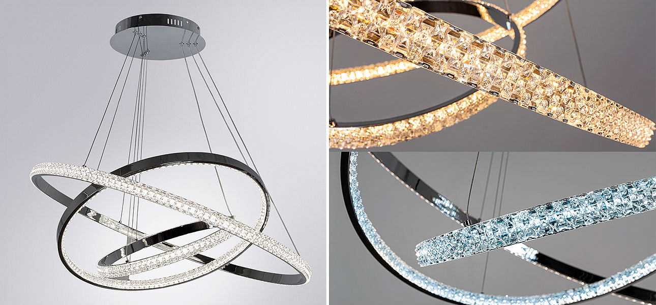 Люстра дизайнерская Silver Rings of Venus Люстра дизайнерская Silver Rings of Venus - Loft-Concept в Барнауле