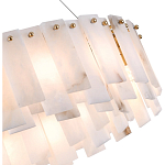 Люстра круглая декорированная натуральным камнем Stone Interior Accent варинант исполнения - 5 | Loft Concept в Барнауле