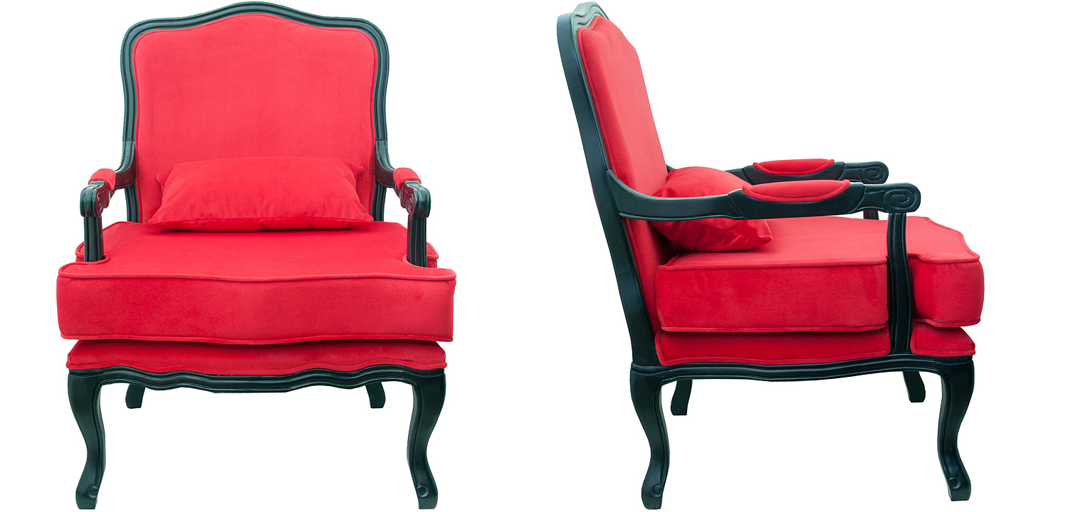 Кресло Harold Chair red Кресло Harold Chair red - Loft-Concept в Барнауле
