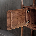 Стеллаж в гостиную для книг Moon Walnut Furniture варинант исполнения - 9 | Loft Concept в Барнауле