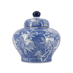 Ваза с крышкой в китайском стиле Гранатовое дерево Blooming Pomegranate варинант исполнения - 9 | Loft Concept в Барнауле