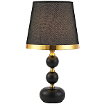 Настольная лампа с абажуром Altera Lampshade Black Gold Table Lamp варинант исполнения - 1 | Loft Concept в Барнауле