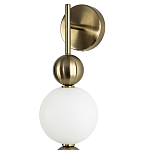 Бра с плафонами шарами из акрила и металла Crystal Globule Spheres Wall Lamp варинант исполнения - 2 | Loft Concept в Барнауле