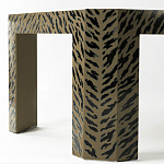 Дизайнерский кофейный стол с рисунком леопард Neytiri Beige Leopard варинант исполнения - 3 | Loft Concept в Барнауле