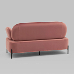 Диван в велюровой обивке цвета пыльная роза COLOR BLOCK варинант исполнения - 4 | Loft Concept в Барнауле