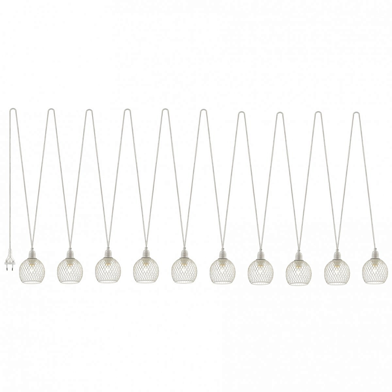 Люстра Fence Pendant Белый Люстра Fence Pendant Белый в Барнауле | Loft Concept