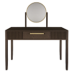 Туалетный Стол с зеркалом Primo Темный орех варинант исполнения - 9 | Loft Concept в Барнауле