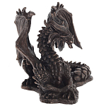 Декоративная статуэтка Дракон Dragon Dark Bronze Statuette варинант исполнения - 3 | Loft Concept в Барнауле