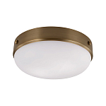 Потолочный светильник круглой формы с белым выпуклым матовым плафоном Feiss варинант исполнения - 1 | Loft Concept в Барнауле