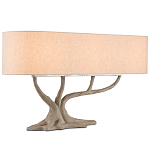 Настольная лампа с корпусом в виде дерева Gray Concrete Trunk варинант исполнения - 2 | Loft Concept в Барнауле