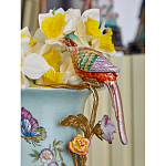 Ваза с птичкой из фарфора с бронзовыми элементами Garden of Eden варинант исполнения - 9 | Loft Concept в Барнауле