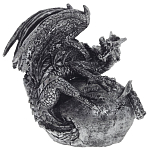 Декоративная статуэтка Дракон Silver Dragon Statuette варинант исполнения - 1 | Loft Concept в Барнауле
