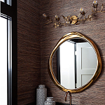 Зеркало в ассиметричной золотой раме Mirror of Aragorn варинант исполнения - 4 | Loft Concept в Барнауле