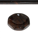 Настольный письменный набор с часами из природного камня обсидиана  Gift for Manager варинант исполнения - 6 | Loft Concept в Барнауле