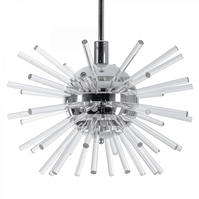 Bakalowits Miracle Sputnik Chandelier with Crystal Glass Rods Хром Прозрачное Стекло Bakalowits Miracle Sputnik Chandelier with Crystal Glass Rods Хром Прозрачное Стекло в Барнауле | Loft Concept