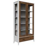 Витрина из массива бука двухдверная Tasteful Furniture варинант исполнения - 1 | Loft Concept в Барнауле