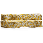 Дизайнерский модульный диван волнистой формы с цветным принтом Poltronova Superonda Sofa варинант исполнения - 3 | Loft Concept в Барнауле