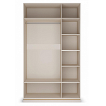 Шкаф трёхдверный с 2-мя зеркальными дверками Satin Furniture варинант исполнения - 2 | Loft Concept в Барнауле