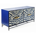 Буфет в гостиную с инкрустацией Bone Inlay Deco Sideboard - Orleans ZEBRA варинант исполнения - 1 | Loft Concept в Барнауле