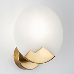 Бра с плафоном из камня в форме диска Ricci Stone Wall Lamp варинант исполнения - 2 | Loft Concept в Барнауле