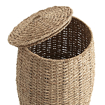 Корзина с крышкой из камыша Chane Wicker Basket варинант исполнения - 3 | Loft Concept в Барнауле