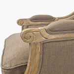 Кресло William Classical Armchair brown flax варинант исполнения - 4 | Loft Concept в Барнауле