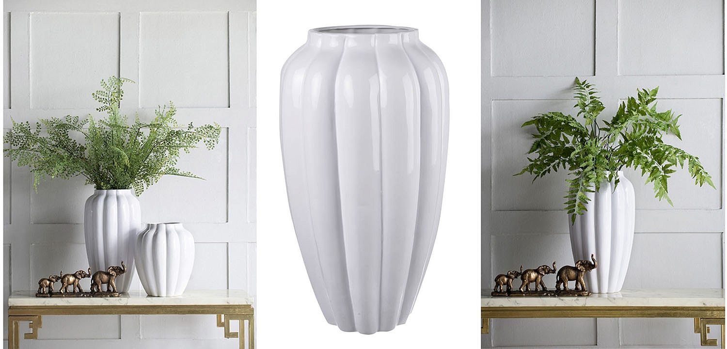 Ваза Carambola Vase white high Ваза Carambola Vase white high - Loft-Concept в Барнауле