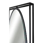 Зеркало овальное в металлической оправе в стиле лофт Urban Style Space варинант исполнения - 3 | Loft Concept в Барнауле