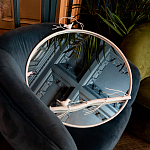 Зеркало настенное в раме белого цвета с декором птица на ветке Mirror Portal варинант исполнения - 3 | Loft Concept в Барнауле