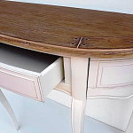 Деревянная консоль с ящиком в стиле прованс Montmartre Provence Connsole Table варинант исполнения - 3 | Loft Concept в Барнауле