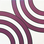 Дизайнерская плитка с узором Мишень варинант исполнения - 2 | Loft Concept в Барнауле