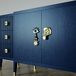 Большой Комод-буфет Elsa Dreams Blue с ящиками варинант исполнения - 2 | Loft Concept в Барнауле