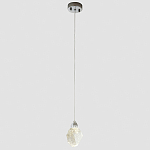 Подвесной светильник с хрустальным плафоном хром Esme Crystal Chrome Hanging Lamp варинант исполнения - 2 | Loft Concept в Барнауле