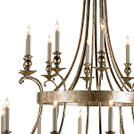 Люстра большая двухъярусная на 30 ламп Grand Chandelier варинант исполнения - 1 | Loft Concept в Барнауле