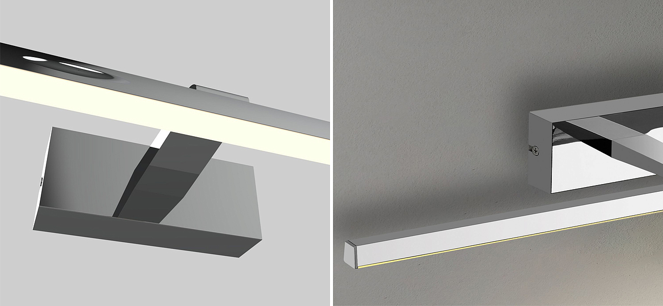 Настенная подсветка цвета хром BACKLIGHT Настенная подсветка цвета хром BACKLIGHT - Loft-Concept в Барнауле
