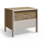 Тумба 2 ящика с подсветкой на рельефном фасаде Warm Industrial варинант исполнения - 7 | Loft Concept в Барнауле