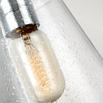 Бра с плафоном в форме колокола из прозрачного стекла с пузырьками Feiss варинант исполнения - 5 | Loft Concept в Барнауле