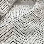 Мебельная ткань Шенилл черно-белый принт 145 см T3-38 варинант исполнения - 1 | Loft Concept в Барнауле